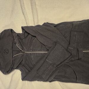Lululemon Gray Zip-Up Hoodie
